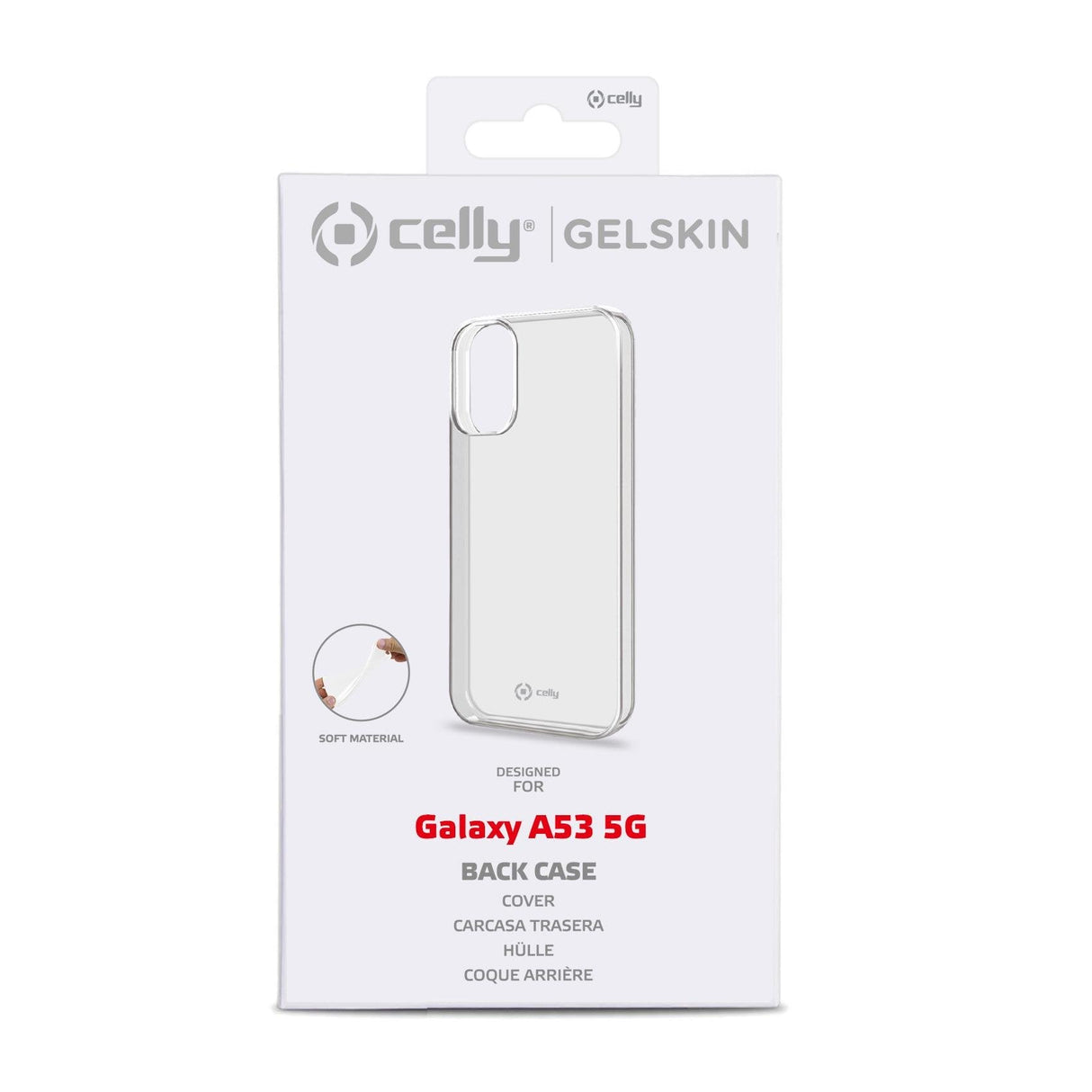 Celly Gelskin Funda Para Samsung Galaxy A53 5g (6.5") Transparente