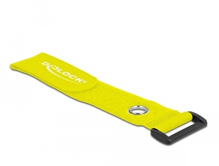 Delock 19552 Presilla Bridas Adherentes Para Cables Amarillo 3 Pieza(S)