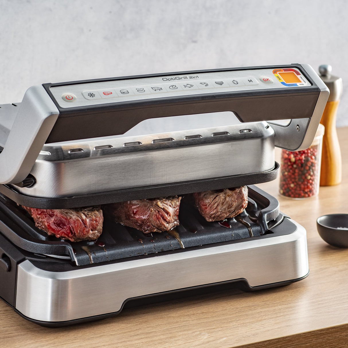EAN 3168437251543 - Tefal OptiGrill 2in1 GC773D10 parrilla eléctrica de contacto imagen 3