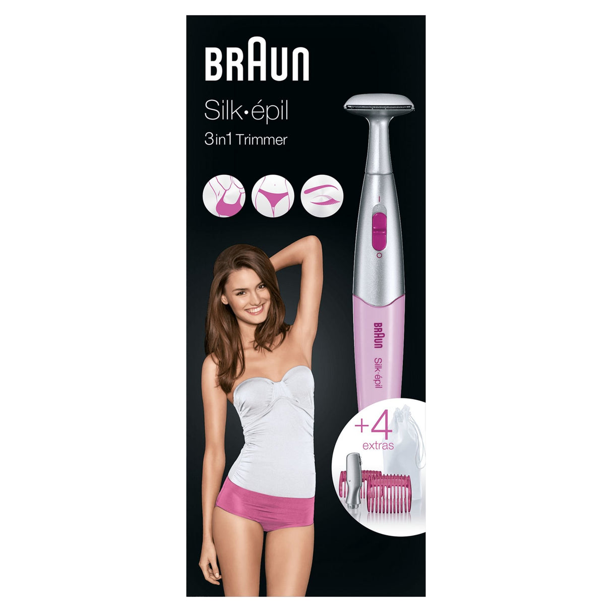EAN 4210201192732 - Braun Silk-épil Styler FG1100 depiladora bikini Rosa imagen 2
