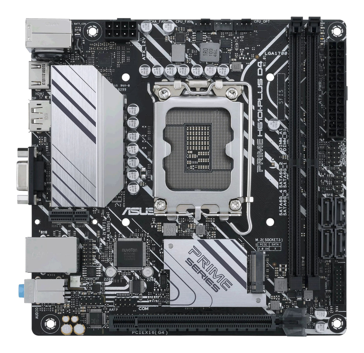 EAN 4711081755753 - ASUS PRIME H610I-PLUS D4-CSM Intel H610 LGA 1700 mini ITX imagen 2