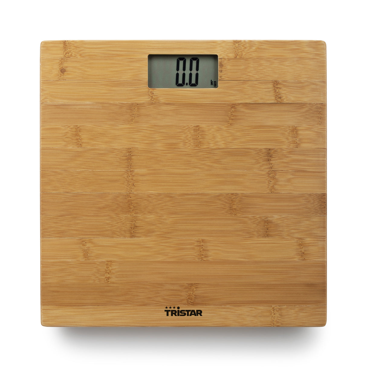 EAN 8713016086082 - Tristar WG-2432 báscula de baño Plaza Bamboo Báscula personal electrónica imagen 1