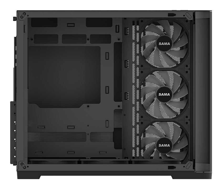 Sama V60 Atx Mid-Tower Atx Pc Case Black Retail