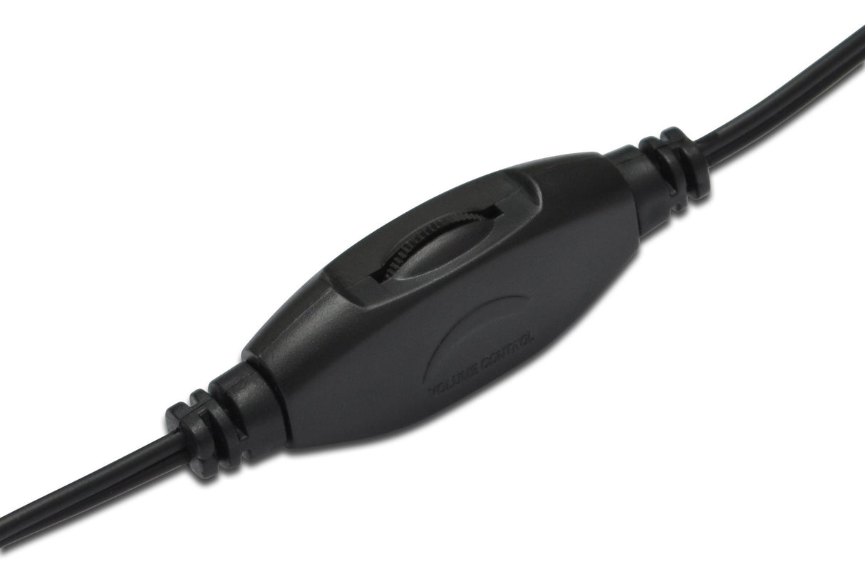 EAN 4016032320876 - Digitus DA-12201 auricular y casco Alámbrico Diadema Llamadas/Música Negro, Blanco imagen 3