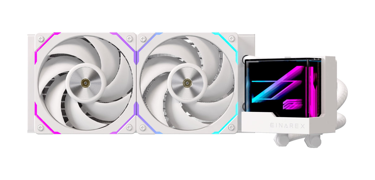 Refrigerador Liquido Cpu Einarex Vertex 240 Blanco Exwc-Vx-1240r-W