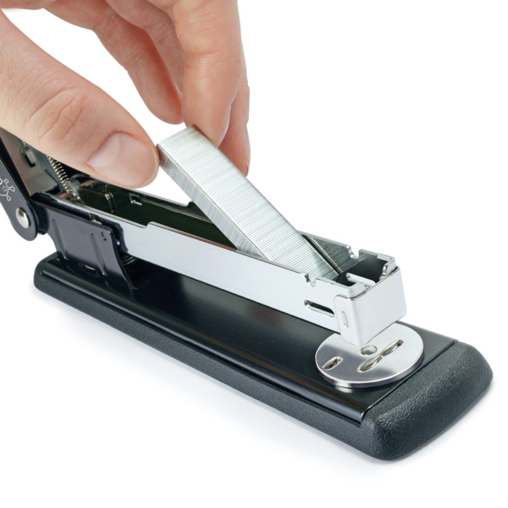 Rapesco Marlin Grapadora Metalica De Sobremesa - Hasta 25 Hojas - Grapas 26/6, 24/6 - Grapado Cerrado Y Abierto