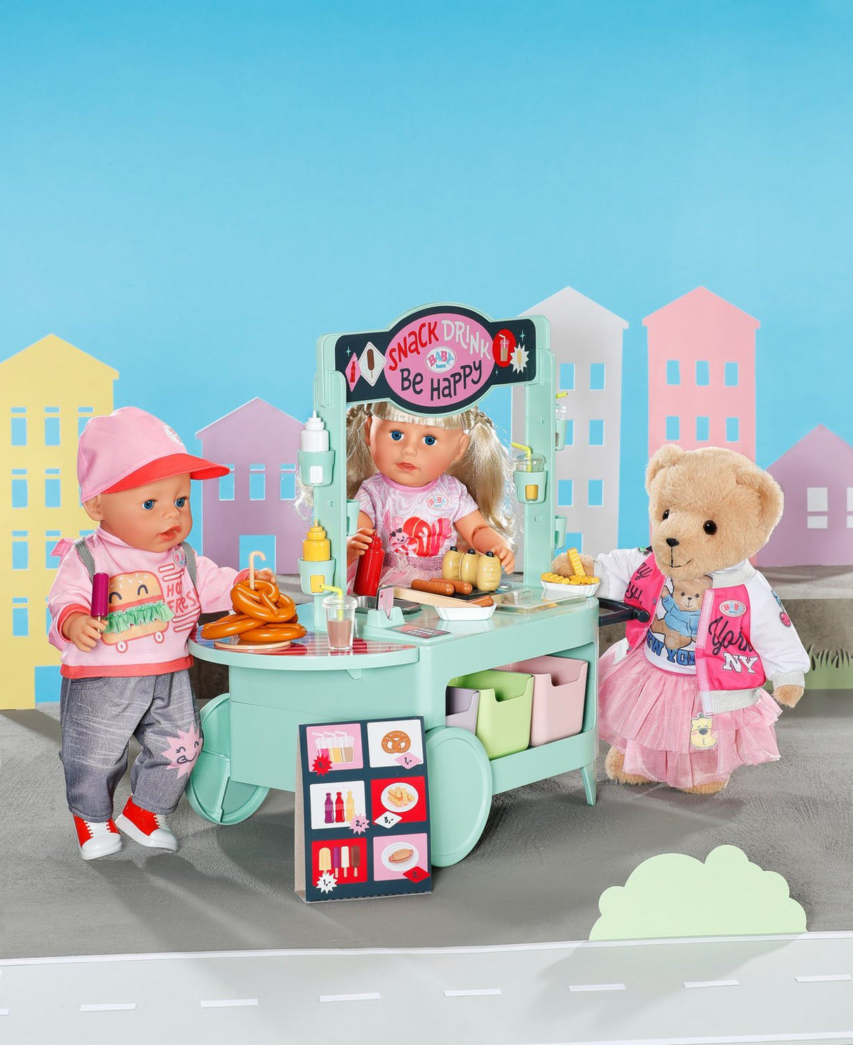 Zapf Creation Baby Born® Snack Shop, Accesorios Para Muñecas 835883