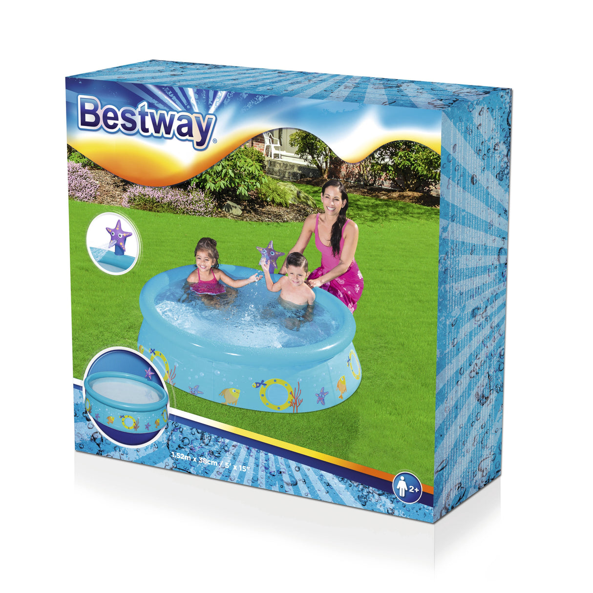Bestway 57326 Piscina Decorada152x38 Cm
