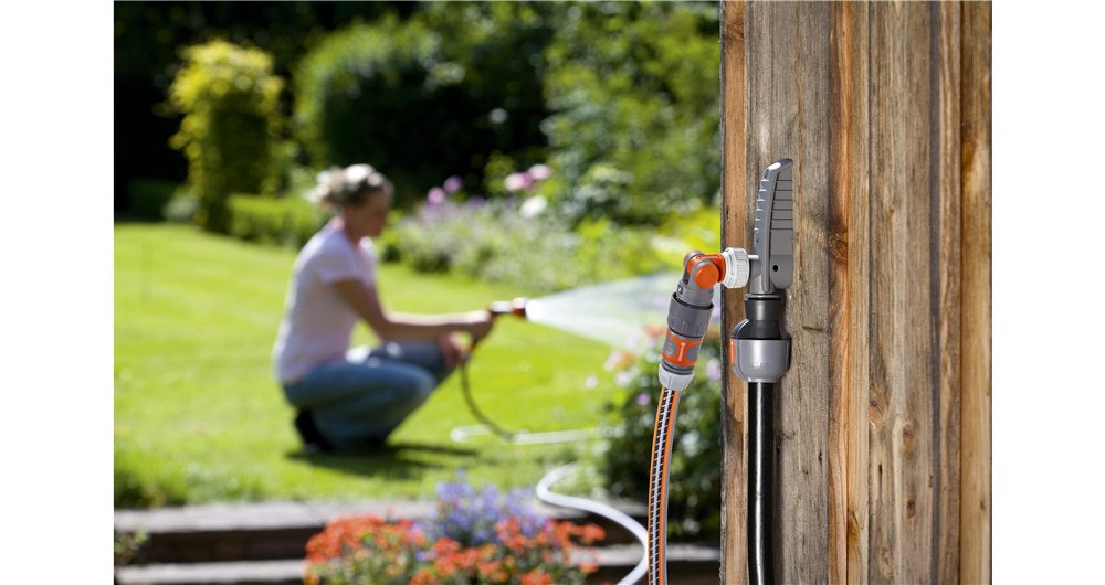 Gardena 8254-20 Tapón De Agua Grifo Gris / Naranja, 26,5 Mm (G 3/4 ")