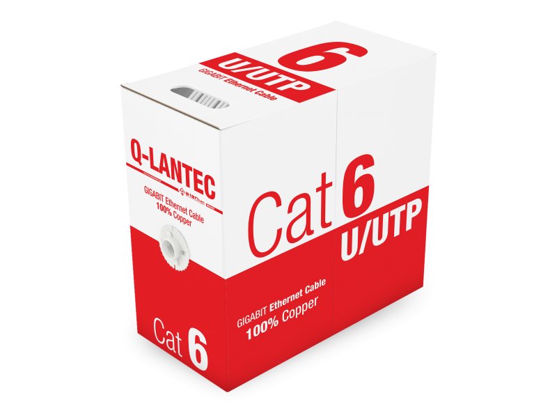 EAN 5901738556461 - Alantec KIU6PVC305Q cable de red Gris claro 305 m Cat6 U/UTP (UTP) imagen 1