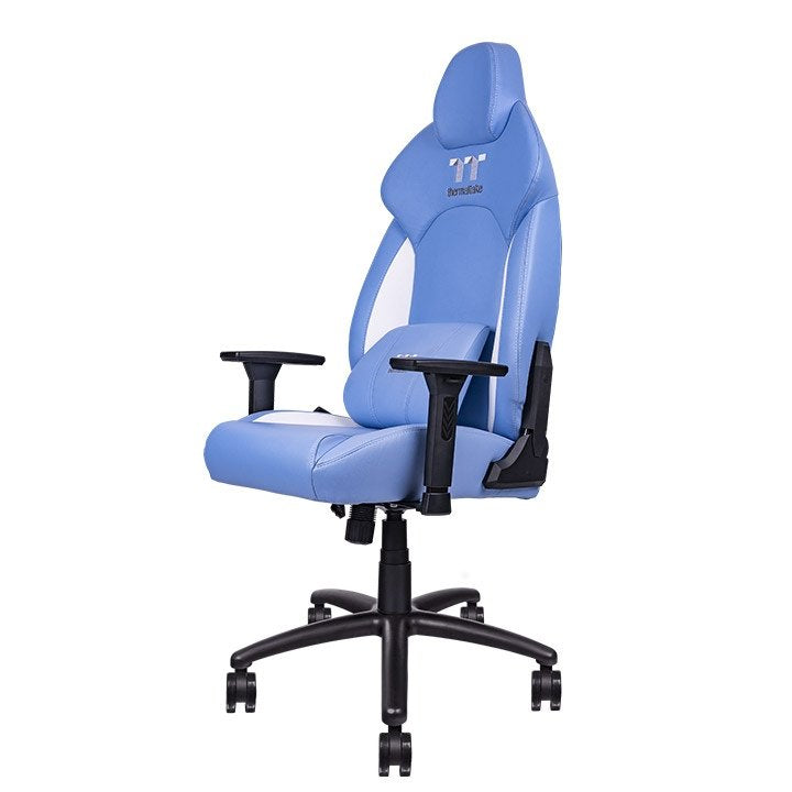EAN 4711475641143 - Thermaltake GGC-VCO-LWLWDS-01 silla para videojuegos Butaca para jugar Asiento acolchado Azul, Blanco imagen 3