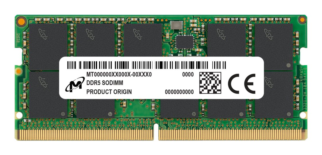 Micron Ddr5 Módulo 32 Gb So Dimm De 262 Contactos 5600 Mhz / Pc5-44800 Cl46 Ecc