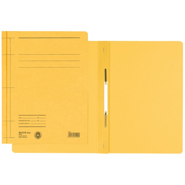 Leitz Carpeta De Anillas Din A4 Stabiler Manila-Cartón Amarillo