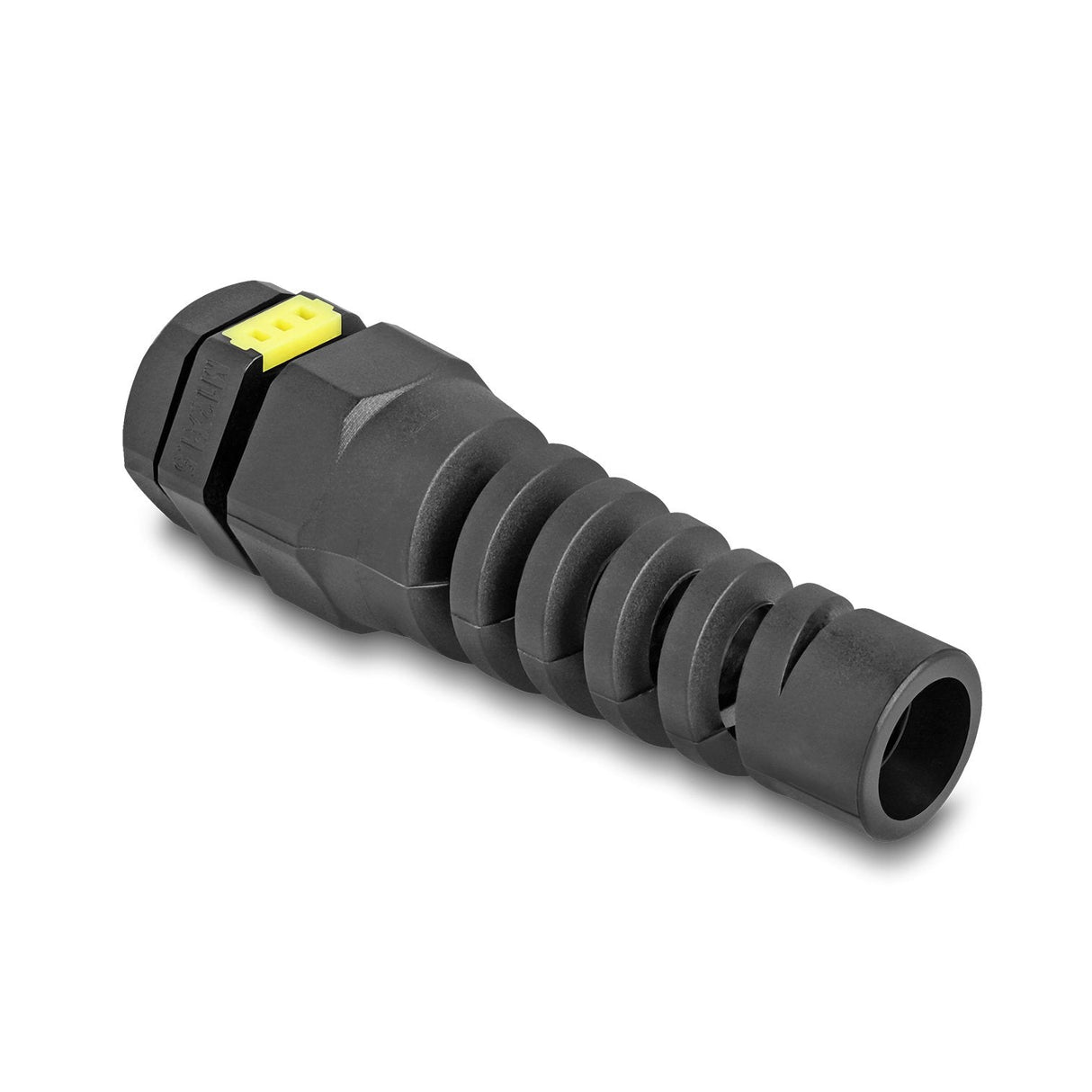 Delock 60624 Conector De Cable M12 Con Ventilación Y Alivio De Tensión Ip68 Polvo E Impermeable Negro 2 Piezas
