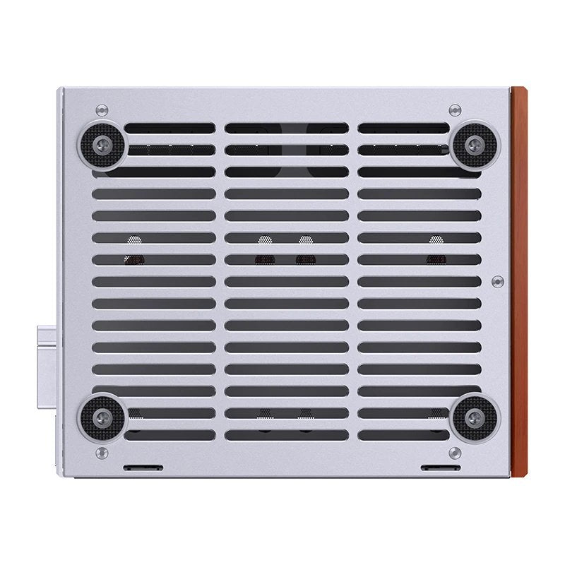Jonsbo T6 Pc Carcasa, Mini-Tower, Mini-Itx, Tempered Glass, Madera - Plateado