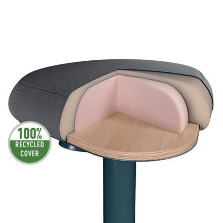 EAN 4002432138418 - Leitz 65440089 silla de oficina y de ordenador Asiento acolchado imagen 4
