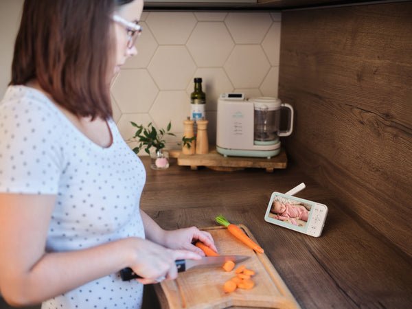 Eta Eta530690000 Mimi Baby Monitor, Flexible Camera, White Green