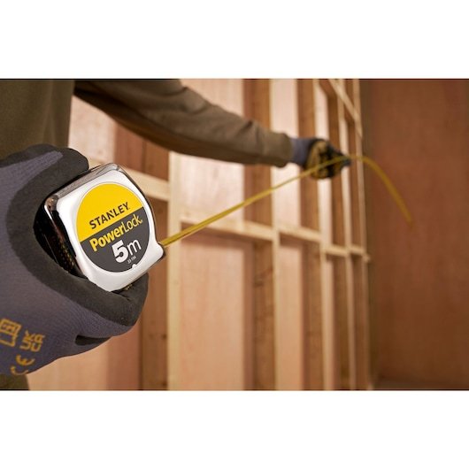 Stanley Bandmass Powerlock Kunst- Stoff 5m/19mm