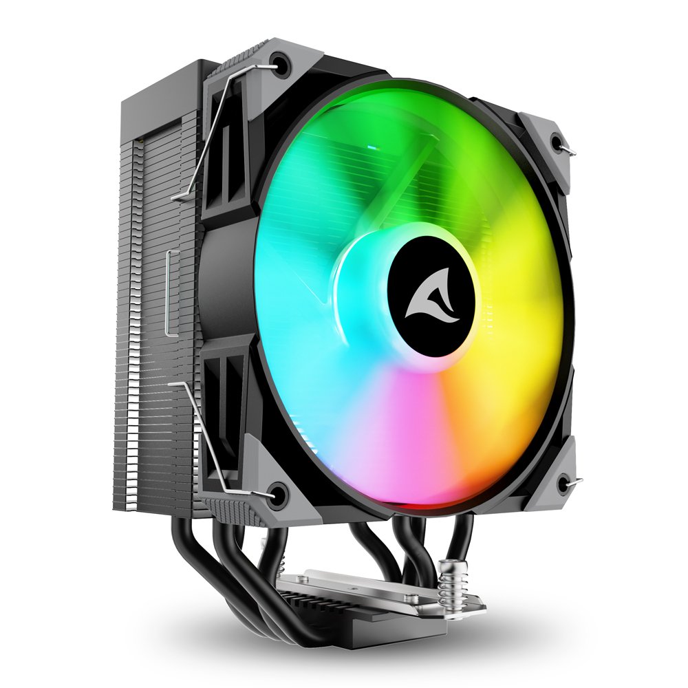 EAN 4044951041992 - Sharkoon A40 RGB Procesador Refrigerador de aire 12 cm Negro 1 pieza(s) imagen 1