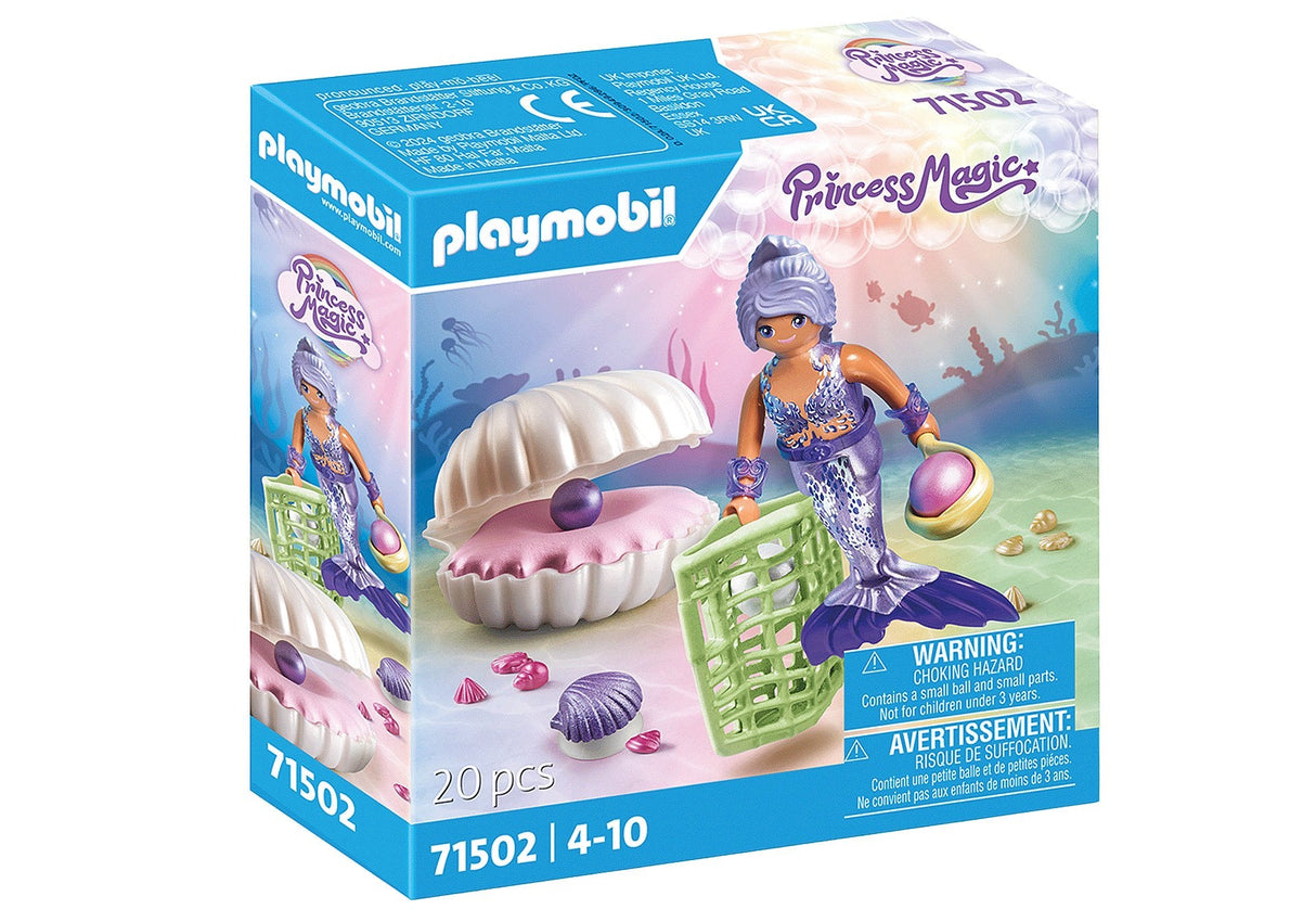 Playmobil 71502 Princesa Sirena Mágica Con Concha De Perla