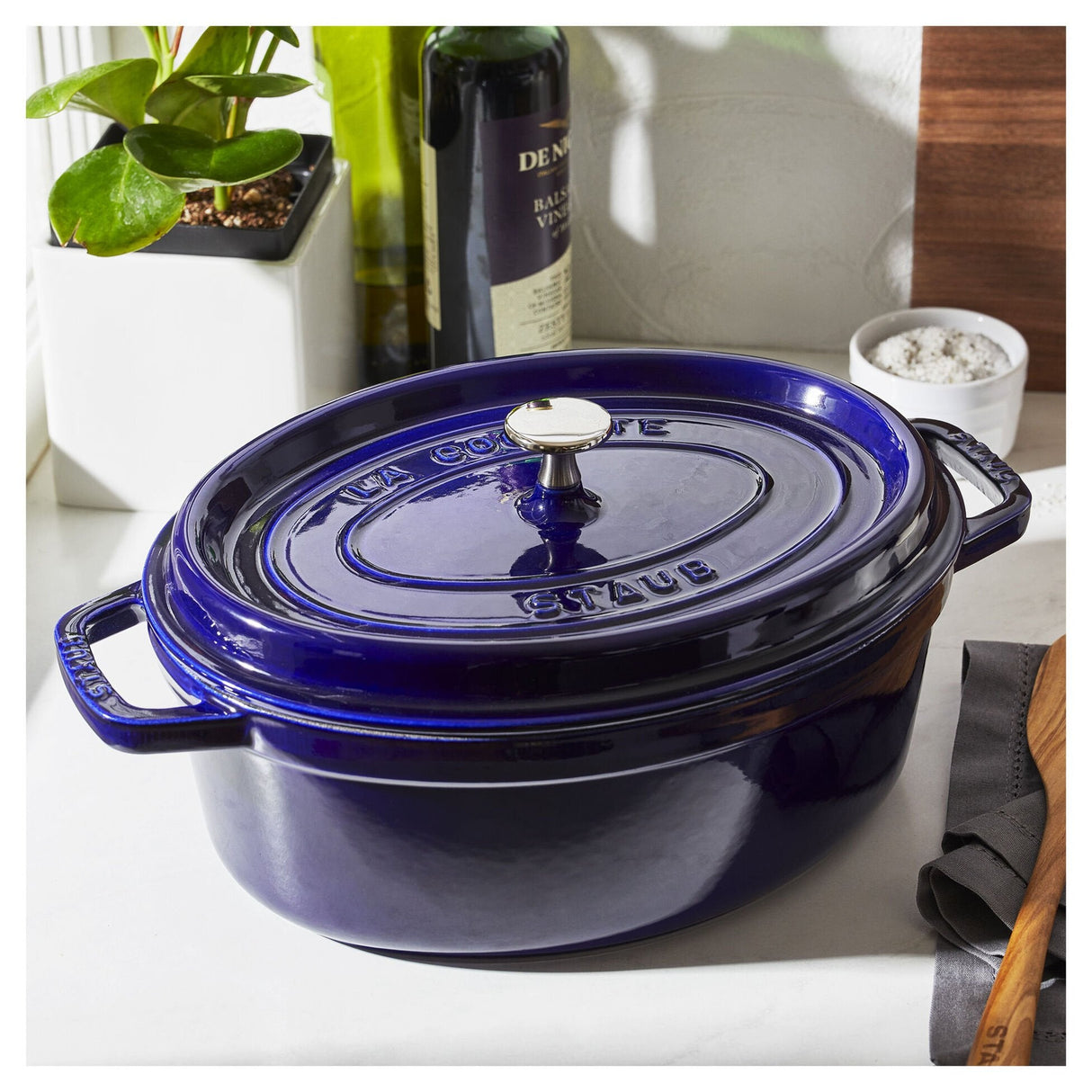 Sartén Staub Cocotte, Azul, Hierro Fundido, 4,25 L, 1 Pieza(S), 29 Cm