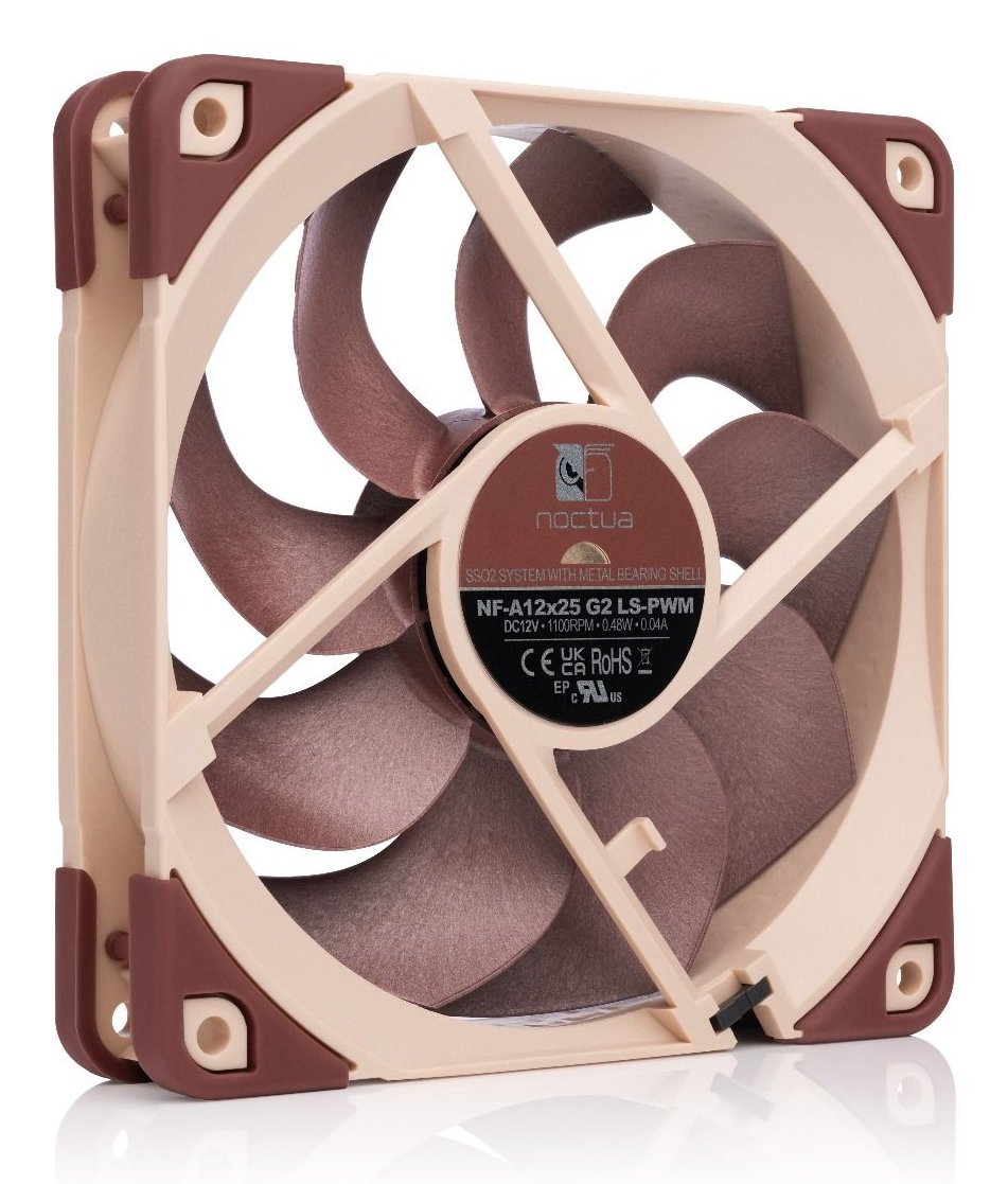 EAN 9010018100693 - Noctua NF-A12X25 G2 LS-PWM sistema de refrigeración para ordenador Carcasa del ordenador Ventilador 12 cm imagen 2