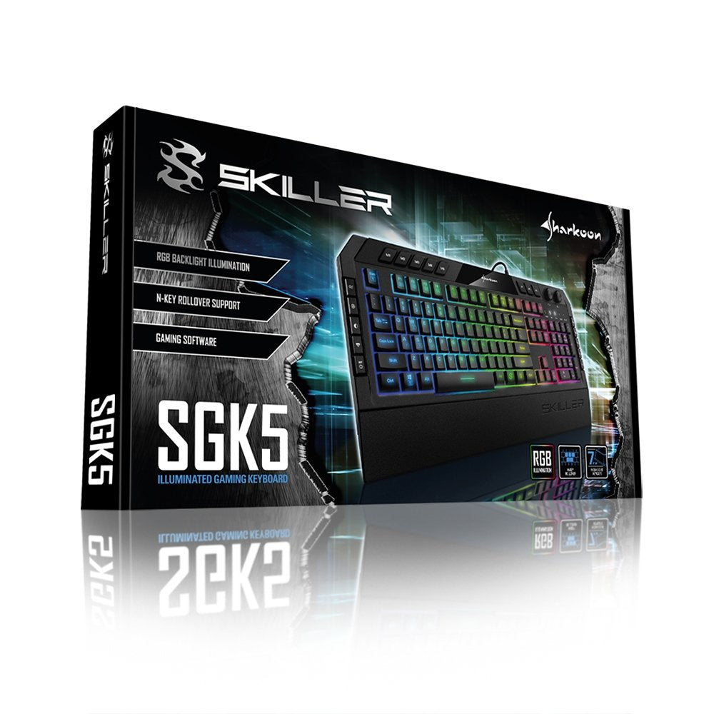EAN 4044951030606 - Sharkoon Skiller SGK5 teclado Juego USB Italiano Negro imagen 3
