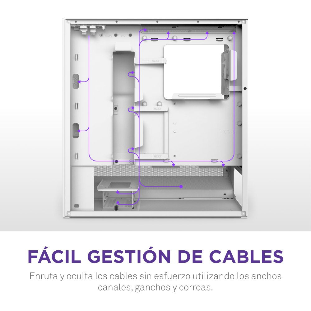 EAN 5056547205847 - NZXT H5 Flow Midi Tower Blanco imagen 12