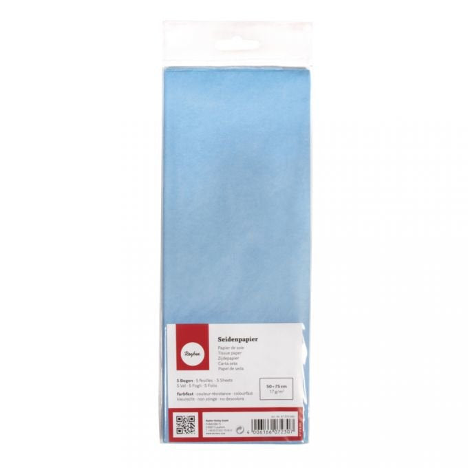 Rayher Papel De Seda Azul Cielo