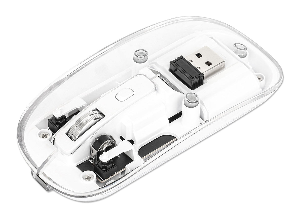 EAN 0766623190275 - Manhattan 190275 ratón Universal Ambidextro RF inalámbrico Óptico 1600 DPI imagen 1