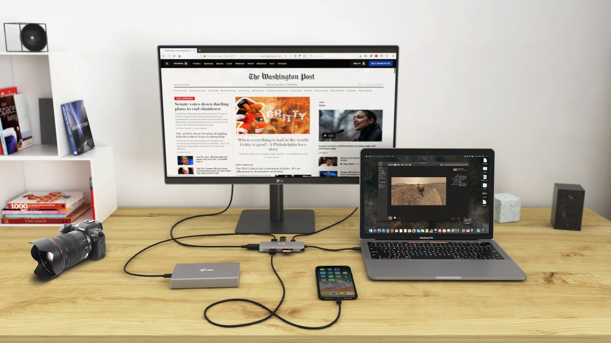 I-Tec Nano Docking Station Usb-C 60w