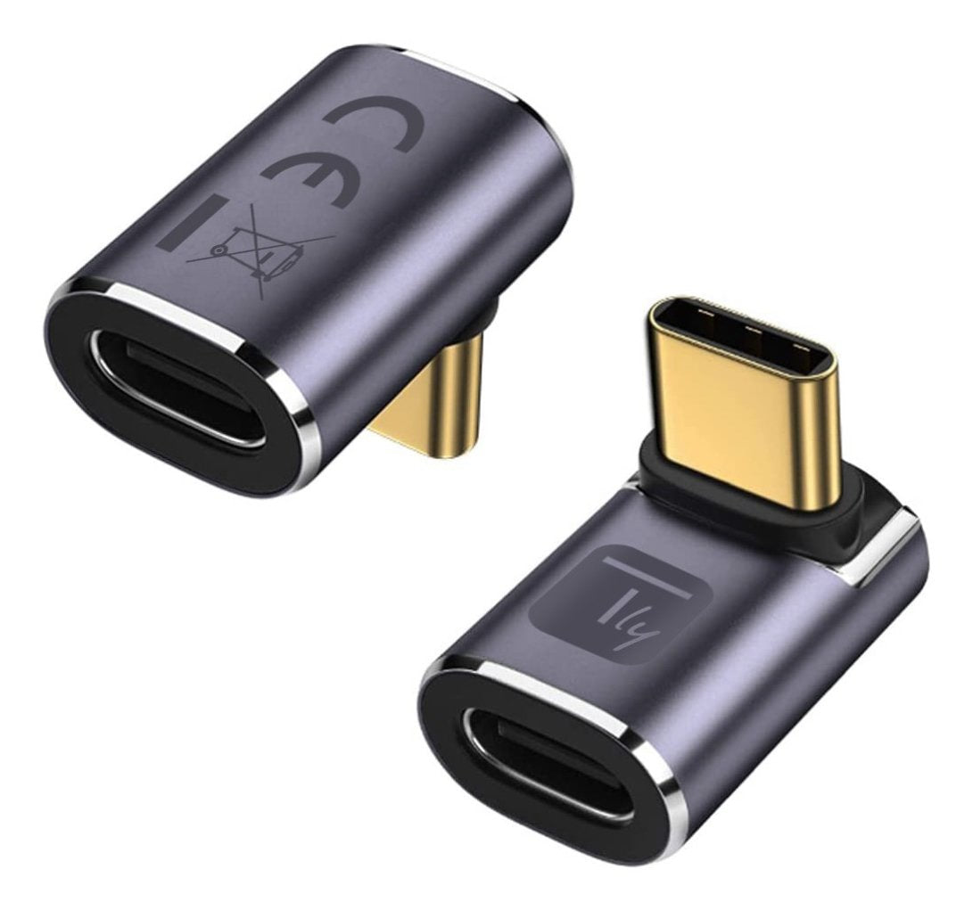 EAN 8059018366419 - Techly IADAP USB4C-40G cambiador de género para cable USB-C 4.0 Gris imagen 2