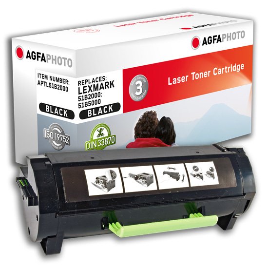 Agfaphoto Aptl51b2000 Cartucho De Tóner 1 Pieza(S) Compatible Negro