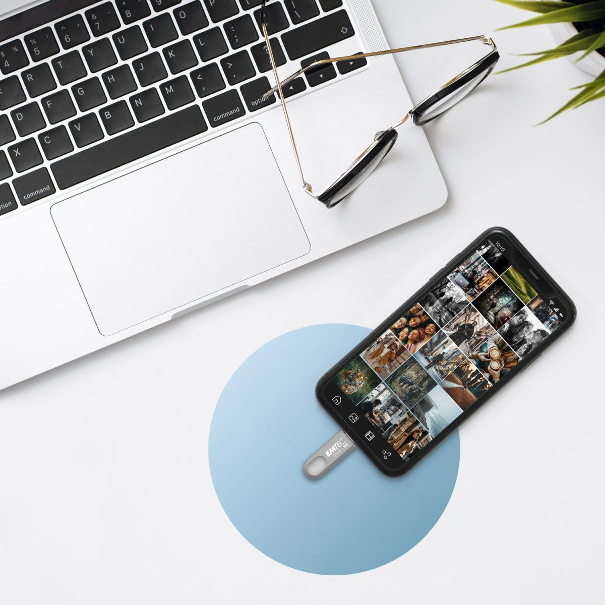 EAN 3126170182548 - Emtec D280 Dual unidad flash USB 32 GB USB Type-A / USB Type-C 3.2 Gen 1 (3.1 Gen 1) Plata imagen 4