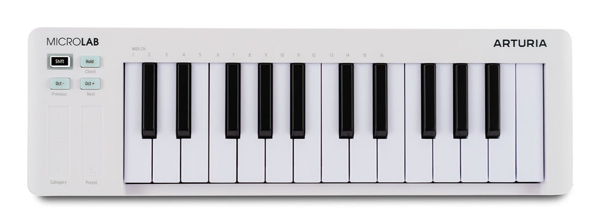 EAN 3760033532318 - Arturia MicroLab mk3 teclado MIDI 25 llaves USB Blanco imagen 1