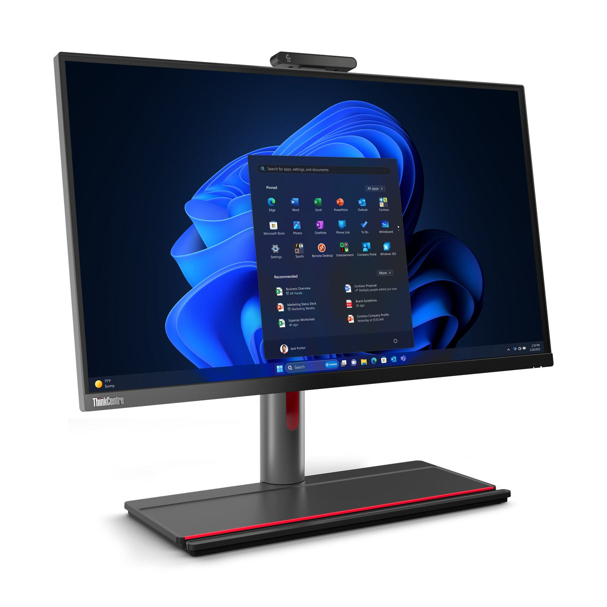 EAN 197532890541 - Lenovo ThinkCentre M90a Pro Gen 4 Intel® Core™ i7 i7-13700 68,6 cm (27") 2560 x 1440 Pixeles PC todo en un imagen 3