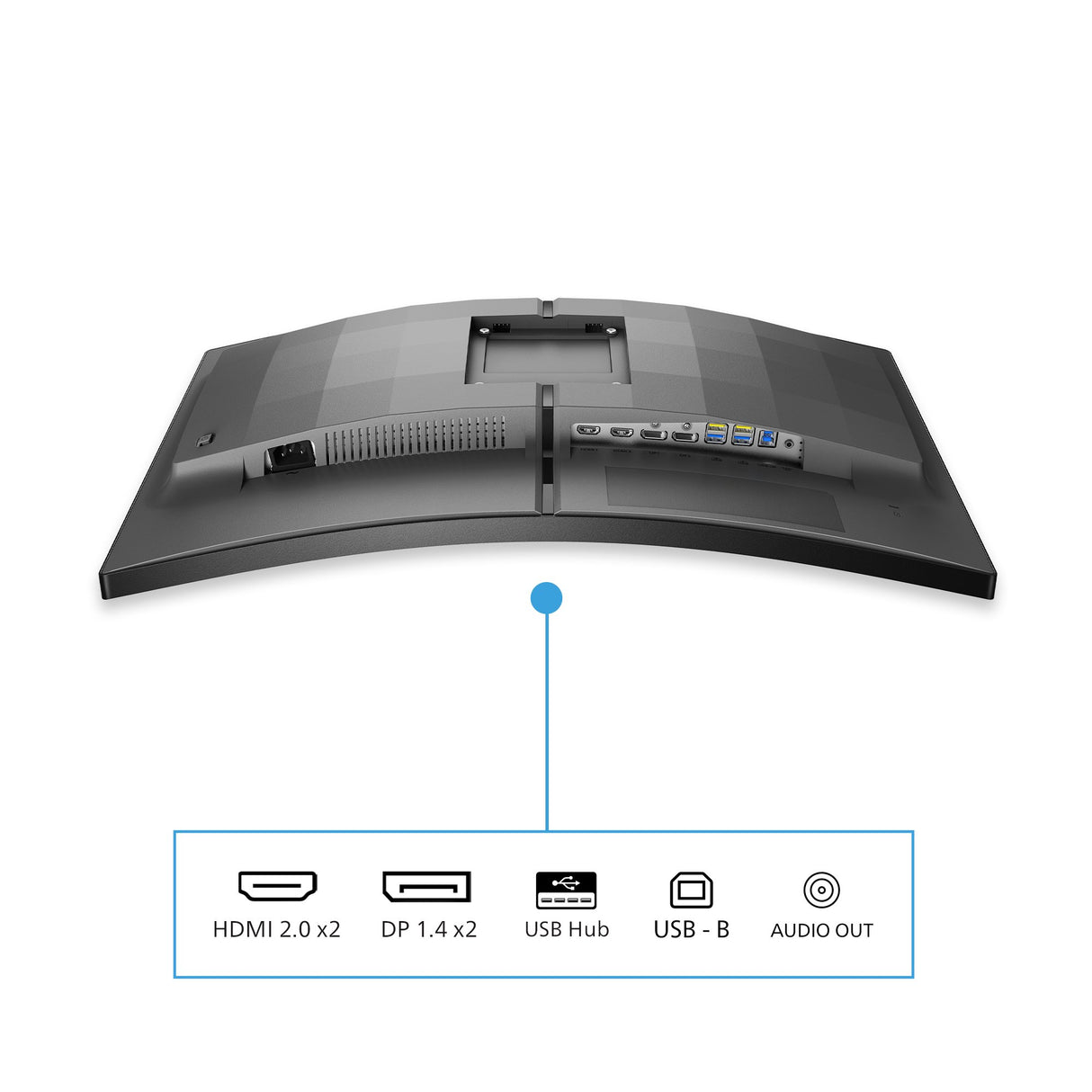 EAN 8712581799540 - Philips 27M2C5500W/00 pantalla para PC 68,6 cm (27") 2560 x 1440 Pixeles Quad HD LCD Gris imagen 5