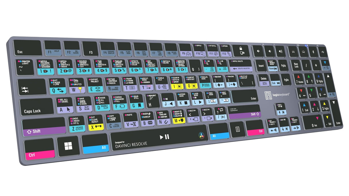 EAN 5707795023355 - Logickeyboard LKB-RESB-TPC teclado Hogar / Oficina USB + Bluetooth QWERTZ Alemán Negro imagen 4