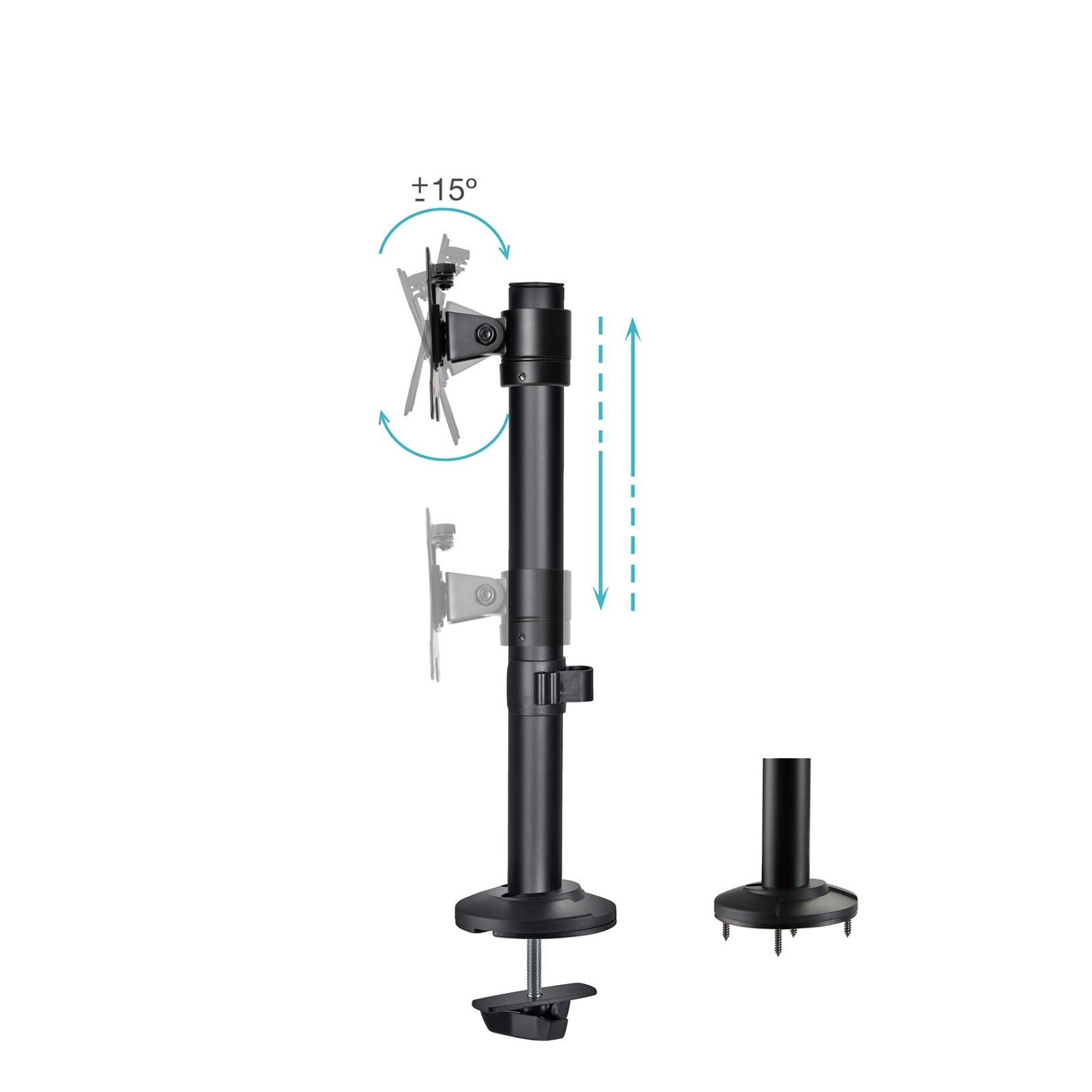 EAN 8433281015487 - TooQ DB1131TN-B soporte para monitor 81,3 cm (32") Escritorio imagen 2