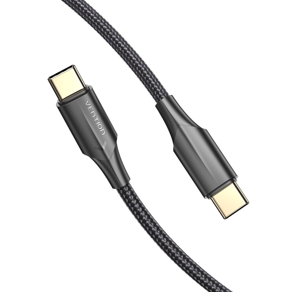 Cable Usb 2.0 Tipo-C 3a Vention Taubh Usb Tipo-C Macho Usb Tipo-C Macho 2m Negro