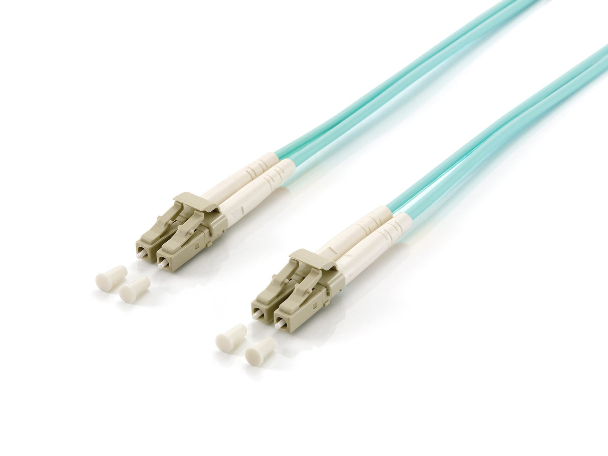Equip Cable De Red Lc->Lc 1.50m Multimode Duplex Om3 Turquesa