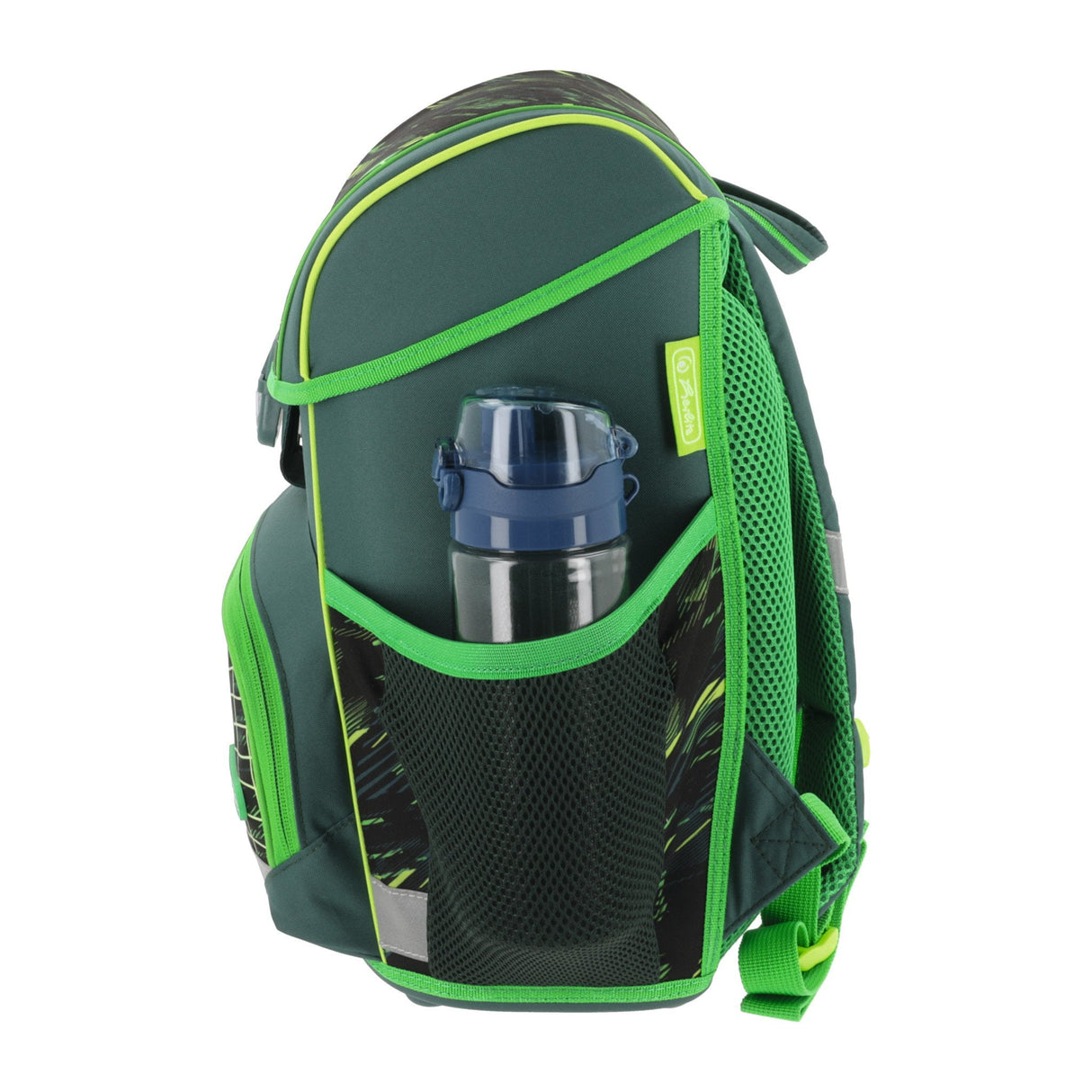 Herlitz Loop Plus Game Changer Juego De Mochila Escolar Niño Poliéster Negro, Verde