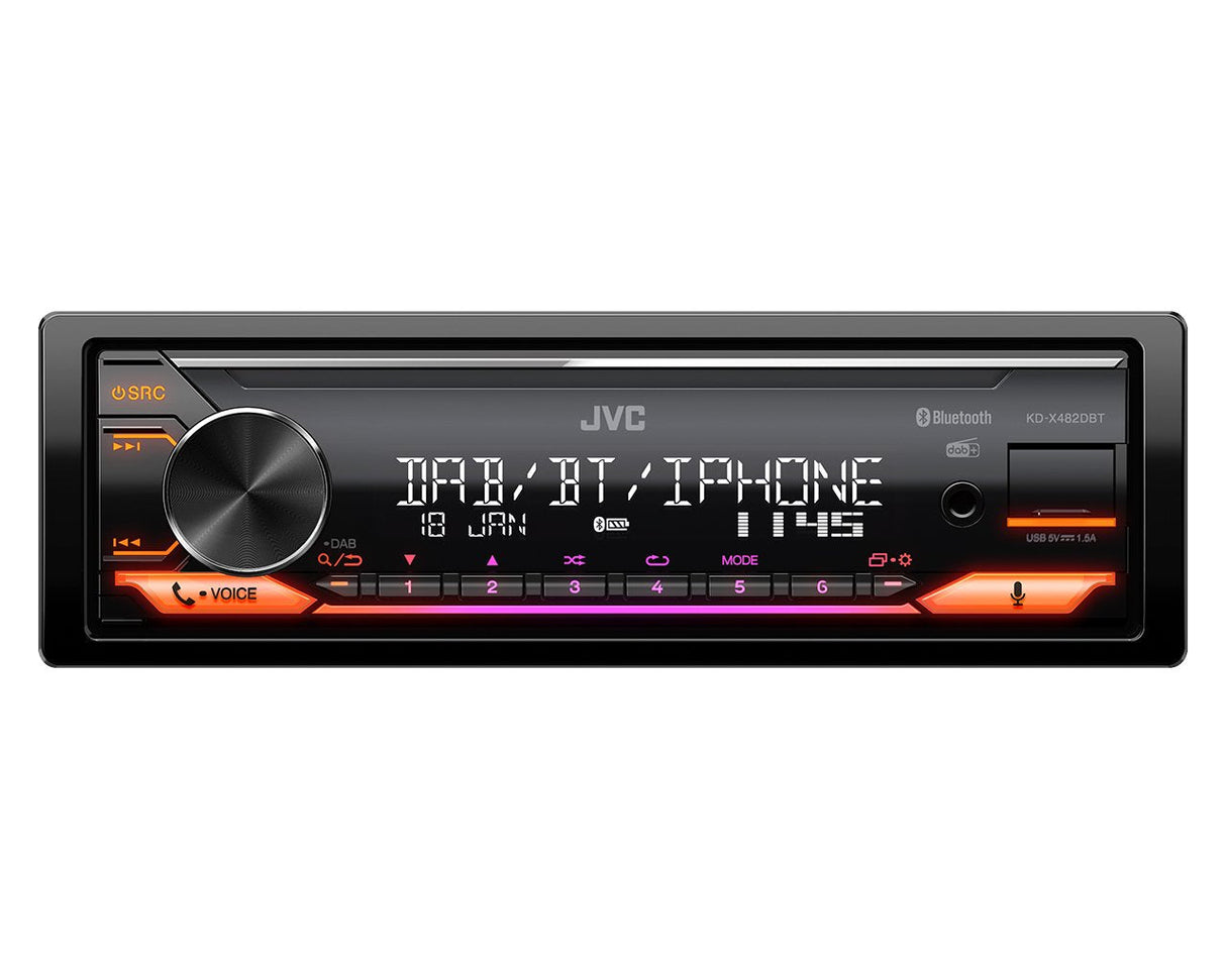 Jvc Kd-X482dbt Negro 200 W Bluetooth