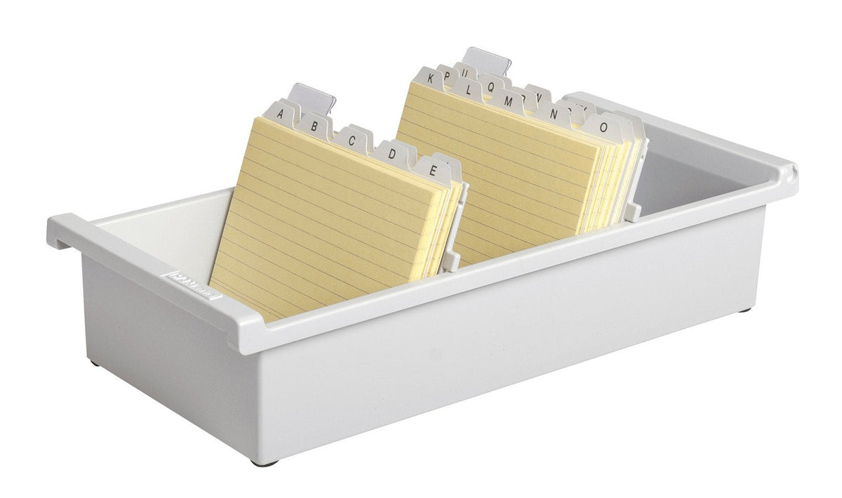 Han Karteitrog A6 Quer, Para 1300 Karten Lichtgris