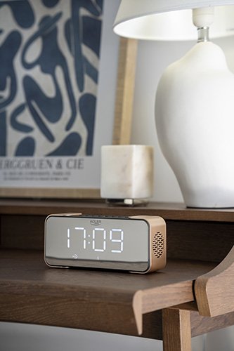 EAN 5903887808989 - Adler AD 1190CR despertador Reloj despertador digital Negro, Cobre imagen 9