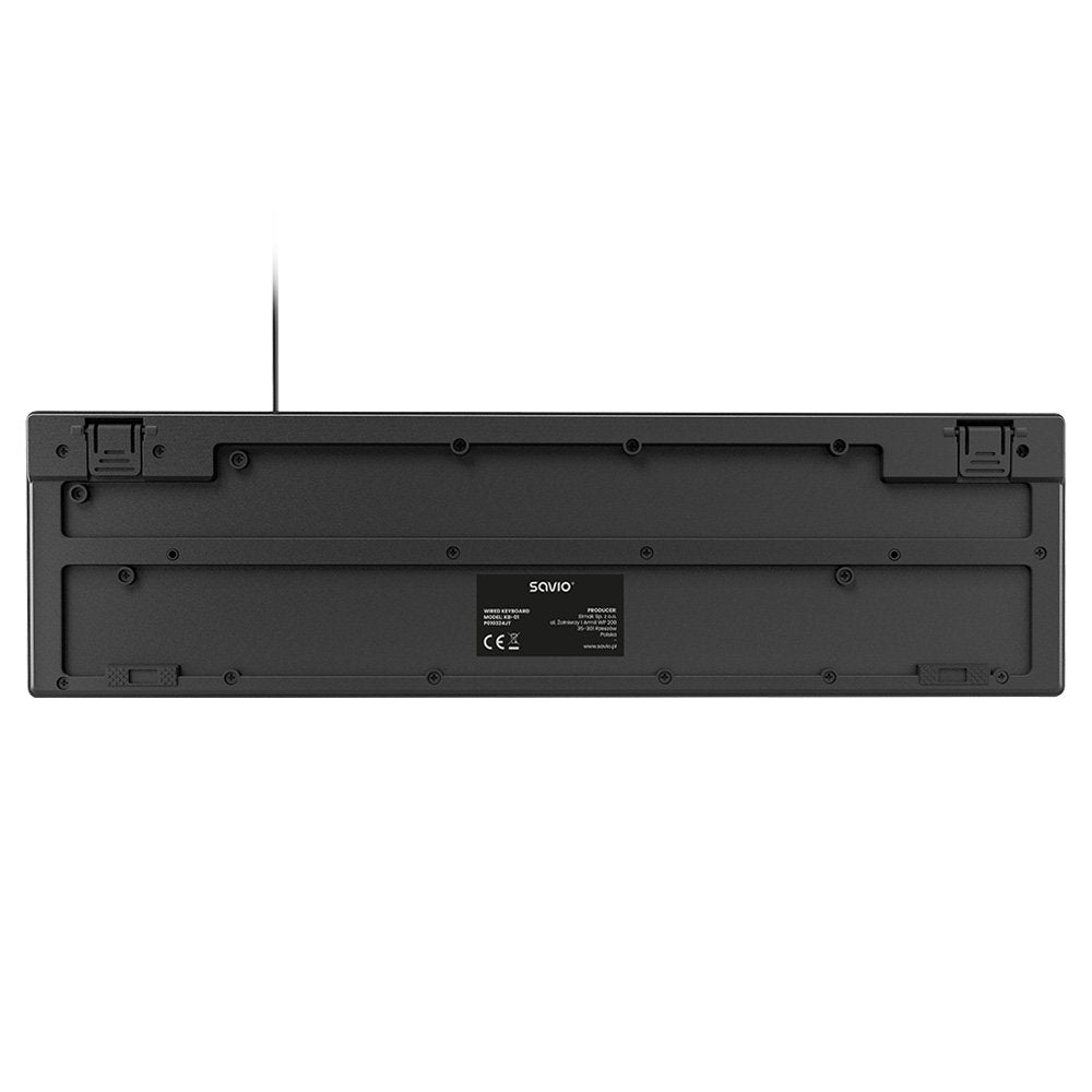 EAN 5901986048848 - Savio KB-01 teclado Hogar / Oficina USB QWERTY Inglés de EE. UU. Negro imagen 5