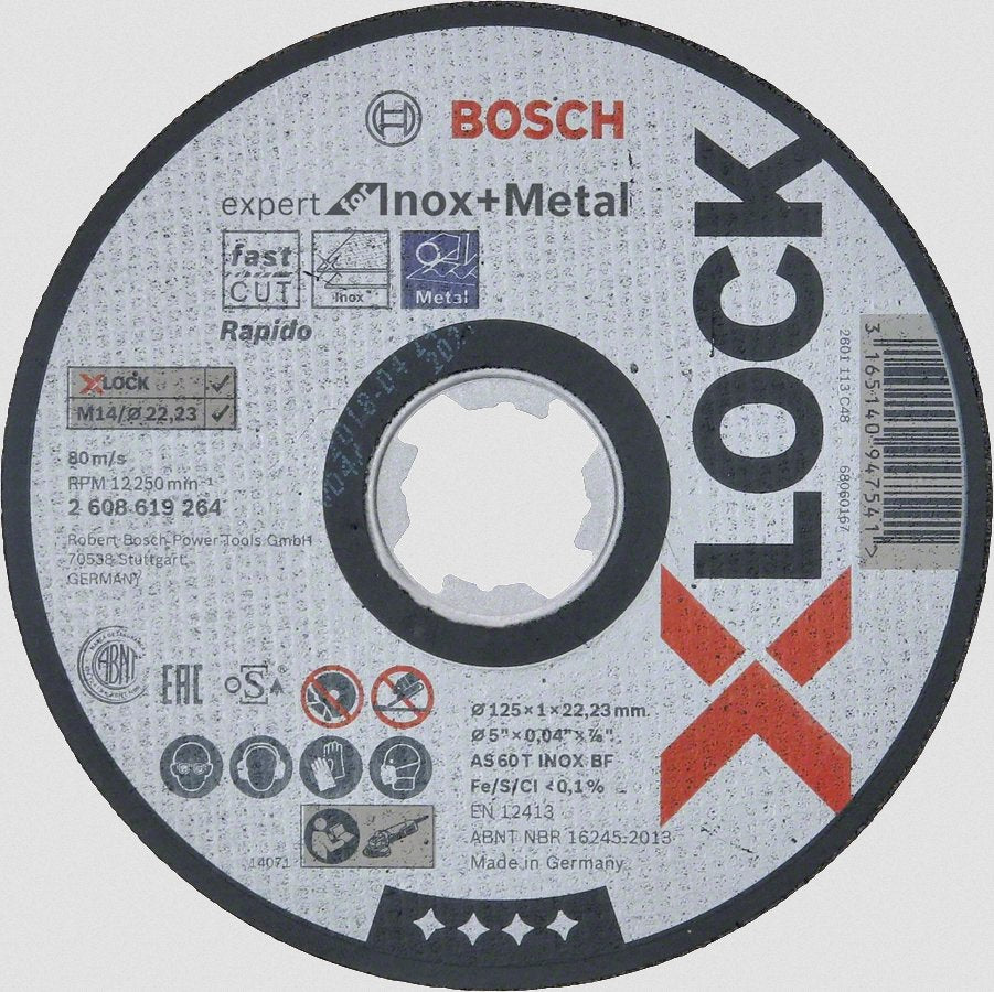 EAN 3165140947541 - Bosch 2 608 619 264 accesorio para amoladora angular Corte del disco imagen 1