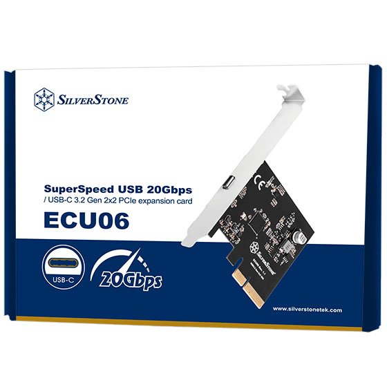 EAN 4710679813943 - Silverstone ECU06 tarjeta y adaptador de interfaz Interno USB 3.2 Gen 2 (3.1 Gen 2) imagen 7