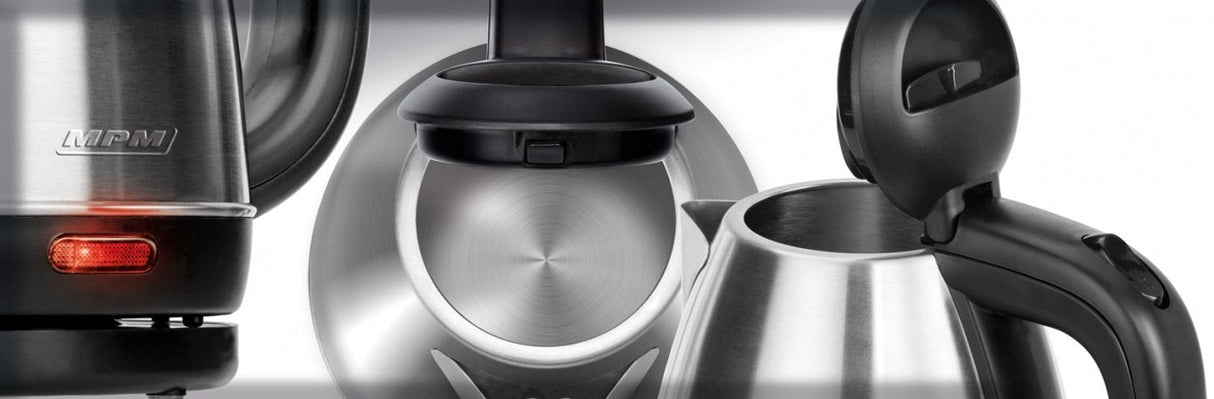 EAN 5901308015374 - MPM MCZ-84M tetera eléctrica 1 L 1600 W Negro, Acero inoxidable imagen 3