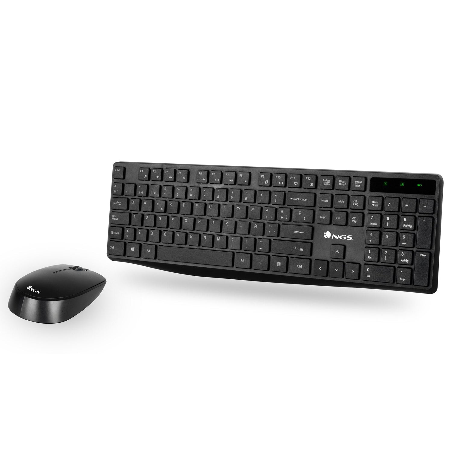 EAN 8435430617726 - NGS Allure Kit, QWERTY, ES teclado Ratón incluido Universal RF inalámbrico Negro imagen 2